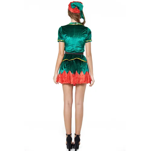 New Santa Claus Outfits For Women Couple Christmas Costumes PQMR056