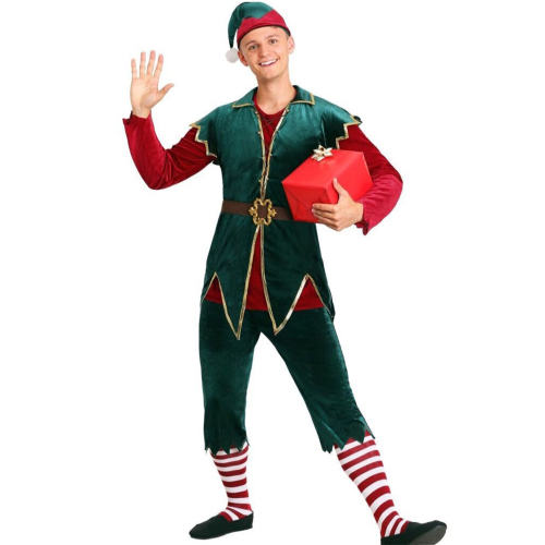Couple Christmas Costumes 2020 New Santa Claus Suits PQMR055