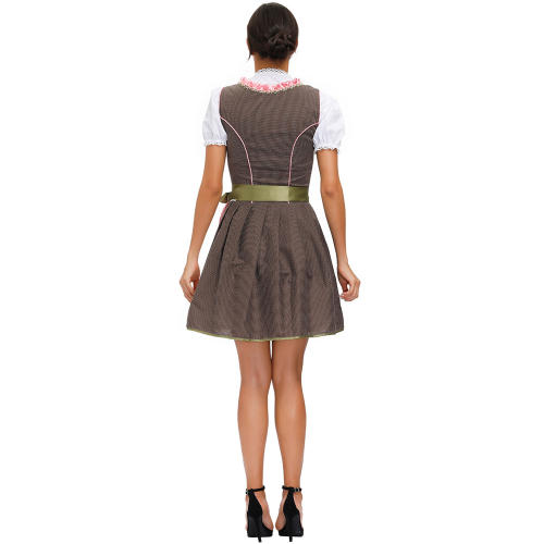 German Oktoberfest Costumes Women Beergirl Dresses Carnival Party Uniforms PQMR1557