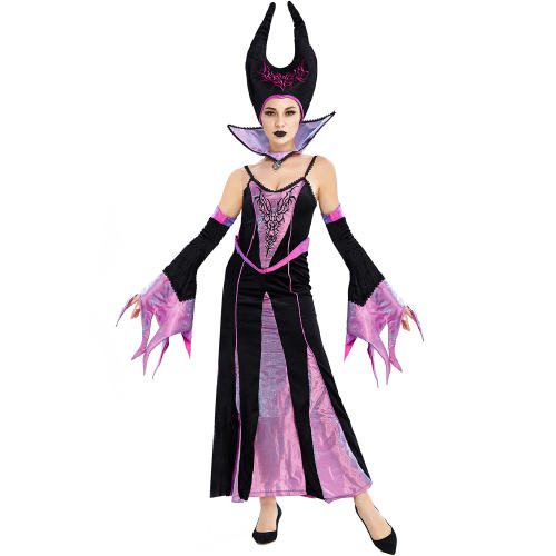 Sexy Witch Costume Vampire Evil Demon Queen Costume Magic Uniform PQMR9073