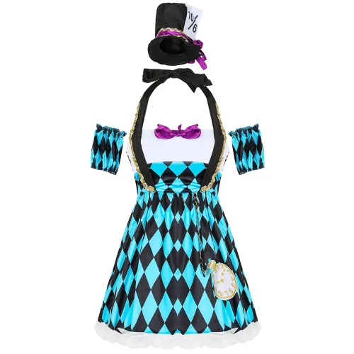 Circus Cosplay Costumes Halloween Costumes Magic Stage Uniform PQMR3365