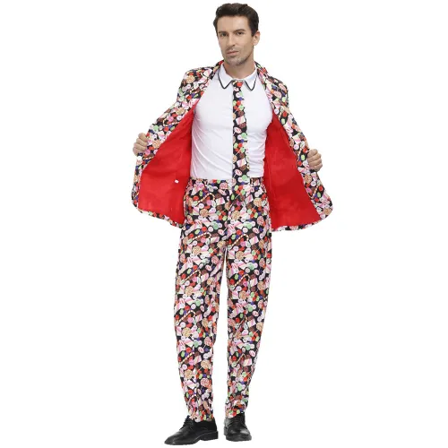 Holiday Party Suits Men Halloween Suits Carnival Costumes PQMR4483