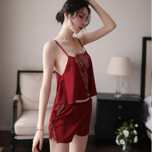 Lace Sexy Lingerie Sets Women Pajamas Home Wear PQAR5131B