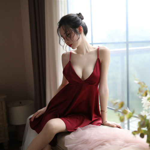 Goddess Angel Wings Sexy Pajamas Backless Nightdress PQAR5149B