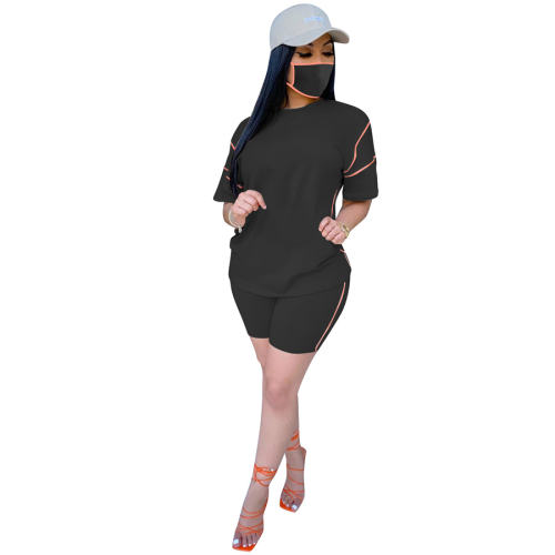 Leisure Tracksuits For Women Fashion Hip Pop Summer Streetwear PQCM765A
