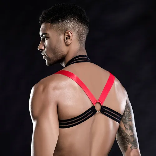 Men's Sexy Underwear Patent Leather Nightclub Midnight Charm Tease Uniform PQ7258