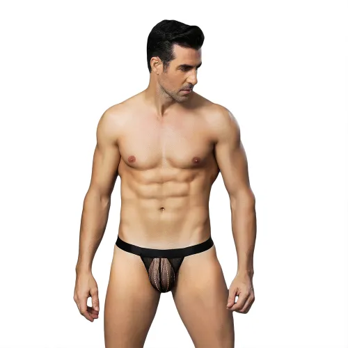 Men's Underwear Thin Section Sexy Transparent Breathable Low-rise Briefs PQ6630
