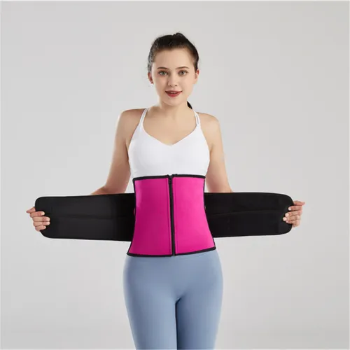 Postpartum Body Sculpting Yoga Exercise Waist Trainers Double Waist Belt PQXH822B