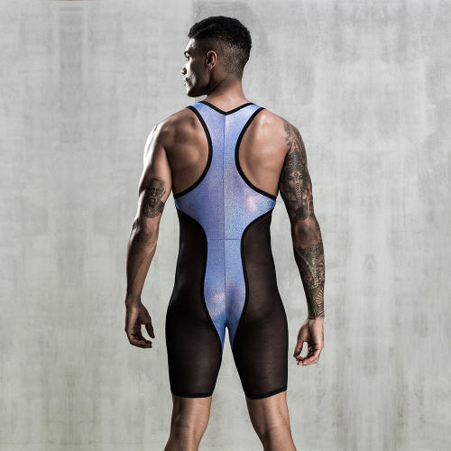 Men Sport Uniform Temptation Nightclub Sexy Sailor Suit Jumpsuit PQ7239