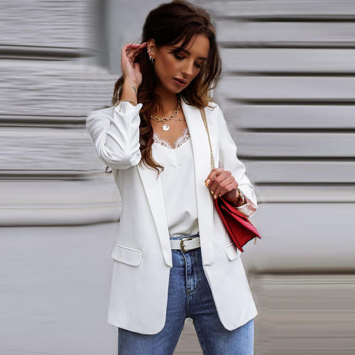 Winter Clothing Professional OL Coat Autumn Women Small Suit PQLQ028B