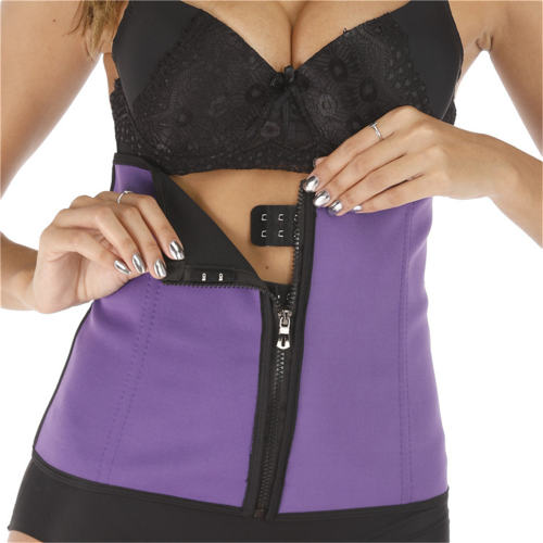 Zipper Body Shaping Belt Female Waist Trainer Buttoned Waist Shaper PQYR3314D