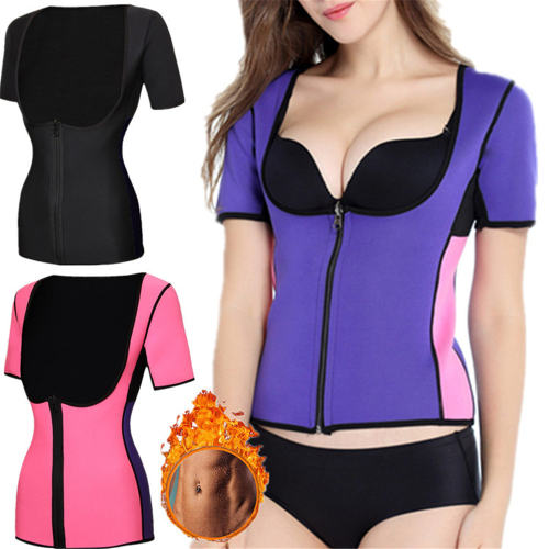 Ladies Workout Clothes Sauna Sweat Shapewear Neoprene Leotards PQYR04A