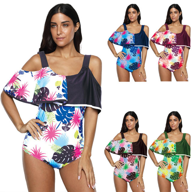 Plus Size Monokinis Women Wholesale Swimwear Push Up Swimsuit PQ2018