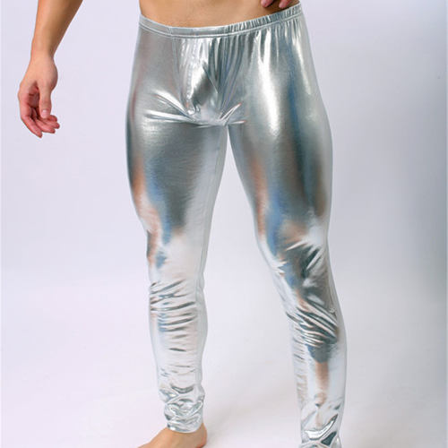 Shiny PVC Night Club Pant Sexy Faux Leather Trousers For Men PQ022C