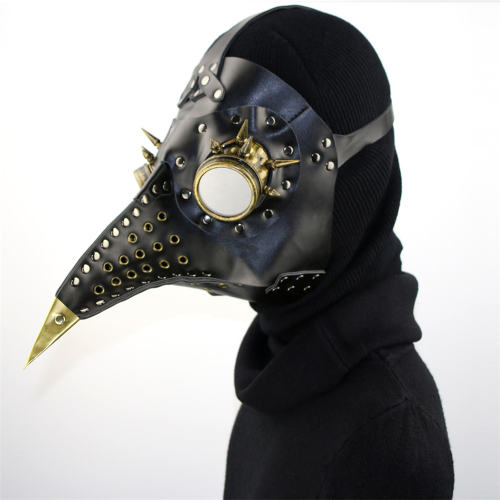 Steampunk Plague Doctor Mask Faux Leather PU Halloween Party Props PQHG079