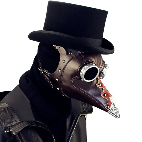 Steampunk Beak Mask Halloween Plague Doctor Mask PQHG103