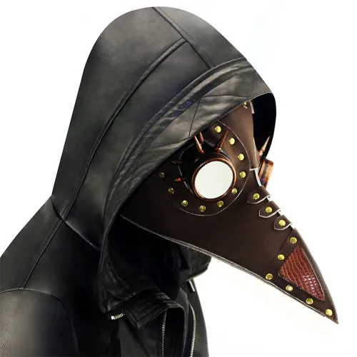 Steampunk Plague Beak Mask Halloween Holiday Party Props PQHG073
