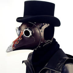 Steampunk Beak Mask Halloween Plague Doctor Mask PQHG103