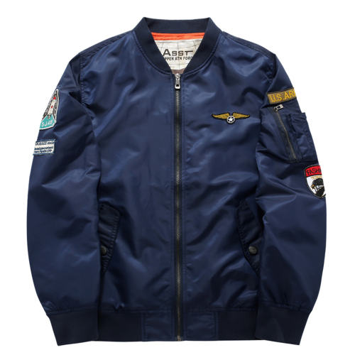 Men's Bomber Casual Jackets Autumn Sports Stand Collar Jacket PQ1616C
