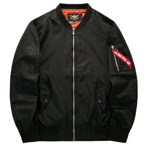 Super Size Casual Stand-collar Jacket Men's Pilot Baseball Sports Shirt PQ8807A