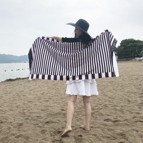 Digital Printing Bath Towel Fashion Beach Towel Swimming Cover-ups PQHR002D