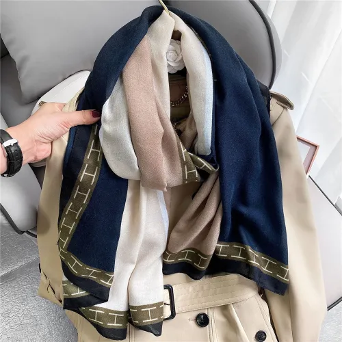 Cotton Linen Fall Scarf Oversized Winter Shawl Women Silk Scarf PQLY181C
