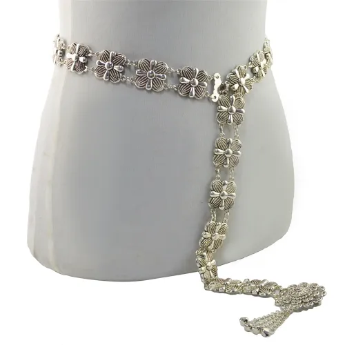 Fashion Flower Waist Chain Dance Waist Beach Leisure Body Chain PQ6975