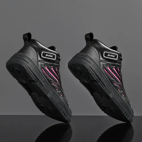 Male Trendy Winter Board Shoes Faux Leather Casual Skater Shoes Skate Sneakers RL8996A