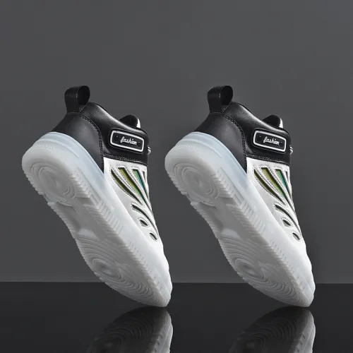 Faux Leather Casual Skater Shoes Skate Sneakers Male Trendy Winter Board Shoes RL8996B
