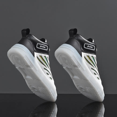 Faux Leather Casual Skater Shoes Skate Sneakers Male Trendy Winter Board Shoes RL8996B