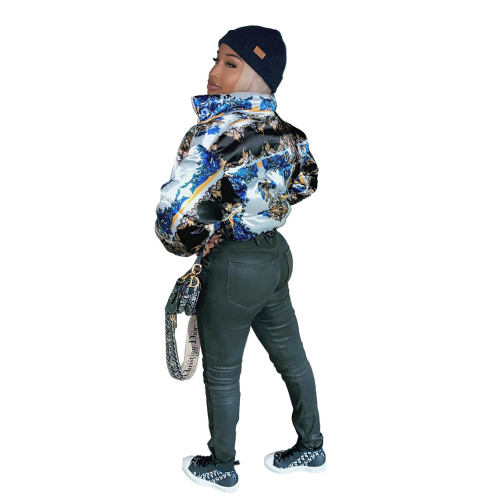 Fashion Winter Cotton Coat Down Coat Autumn Quilted Jacket PQ4555