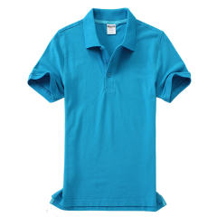 Light Green Women Advertising Shirts Pure Cotton POLO Shirts Men Workwear PQ4P002N