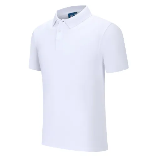 Grey High Quality Cotton Lapel T-shirt Advertising Shirt Work Tops Polo Shirt PQ2001B