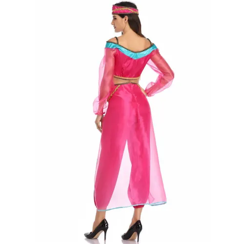 Fairy Tale Aladdin Magic Lamp Cosplay Costume Halloween Princess Costume PQMR1841B