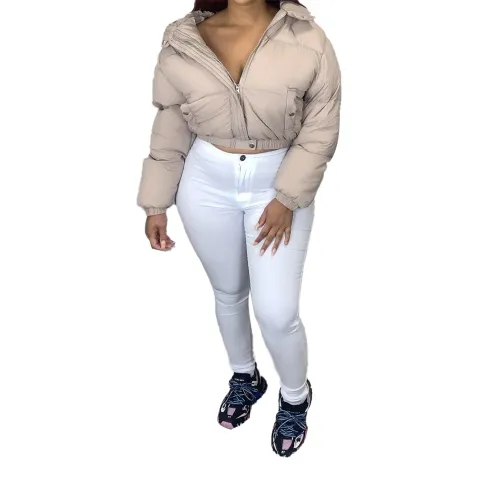 Fashion Female Autumn Hooded Jacket Winter Duck Down Coat For Women PQ4560E