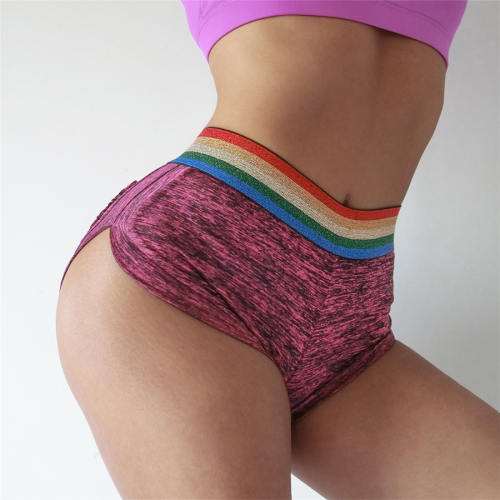Women High Waist Sexy Sport Shorts Yoga Fitness Leggings PQ9069A