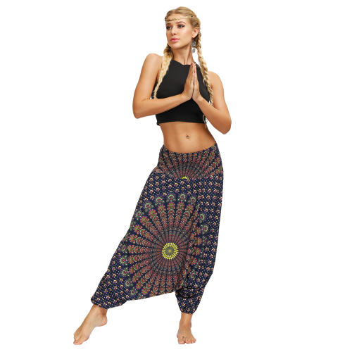 Women Bohemia Style Yoga Leggings Harem Hippie Pants PQYCL-071