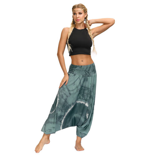 Women Harem Hippie Pants Bohemia Style Yoga Leggings PQYCL-080