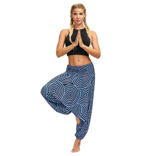 Women Bohemia Style Yoga Leggings Harem Hippie Pants PQYCL-075