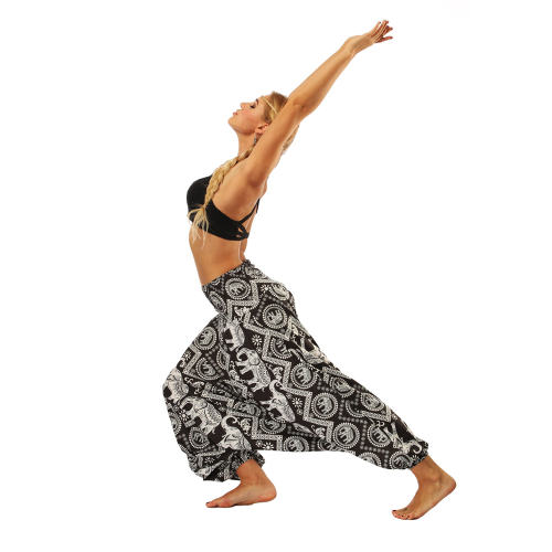 Digital Printing Hippie Harem Pants Women Yoga Leggings PQYCL-009