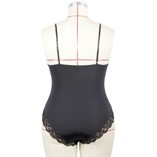 Sexy Spaghetti Strap Teddies Lingerie Lace Lace Bodysuit For Women PQ7835A