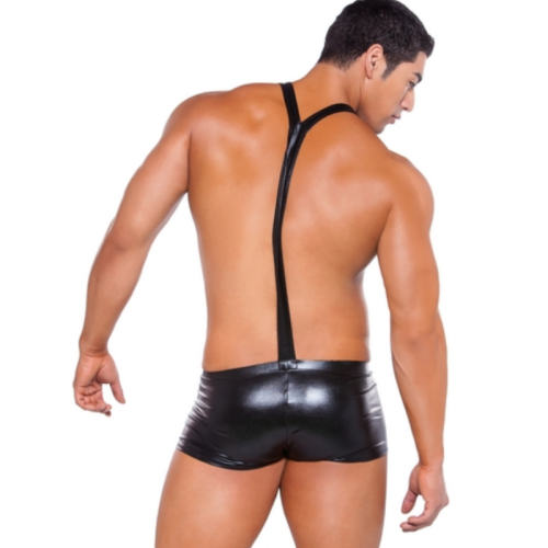 Wetlook PVC Steampunk Shorts Faux Leather Club Wear For Men PQLKN936