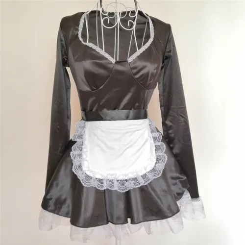 Fetish Maid Costumes For Women Steampunk Club Wear PQLK2062