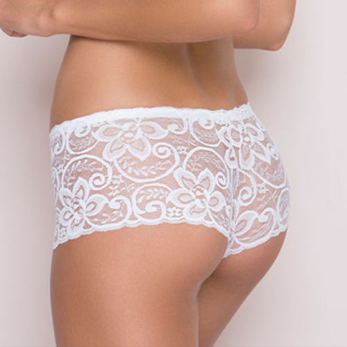 Sexy Mesh Panties Club Shorts For Women Lace Valentine Day Underwear PQLK1108B