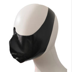 Matt PVC Night Head Wear Steampunk Fetish Mask PQLKN990