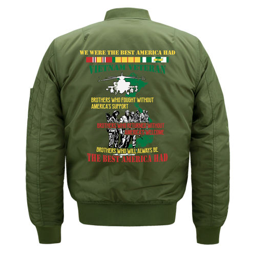 Army Green Plus Size Sport Coat Casual Pilot Jacket Men's Baseball Wear PQM720B