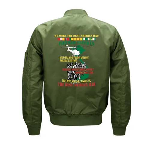 Army Green Pilot Jacket Men's Sport Jacket Plus Size Casual Baseball Wear PQ719B