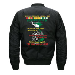 Army Green Pilot Jacket Men's Sport Jacket Plus Size Casual Baseball Wear PQ719B