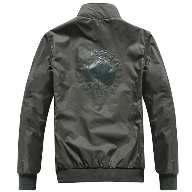Black Fashion Pilot Jacket Plus Size Spring Wear Men Sport Coat PQ1211A