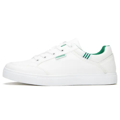 Spring PU Board Shoes Men Faux Leather Skater Shoes PQQJBX51B